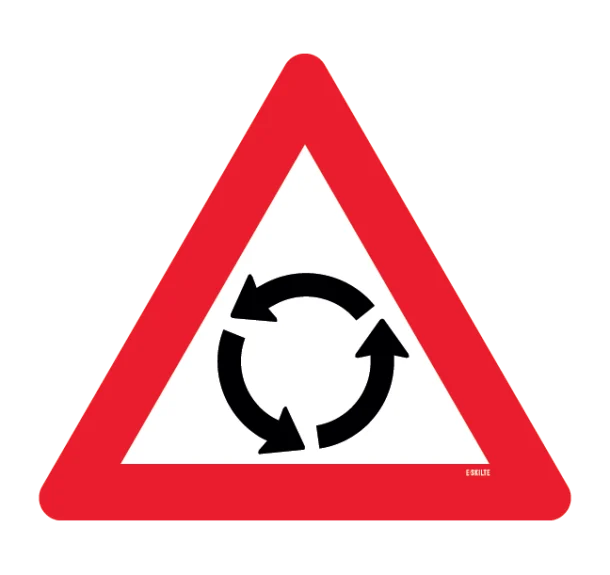 A16 - Rundkørsel skilt