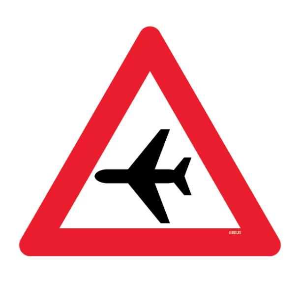 A96 - Lavtgående fly skilt