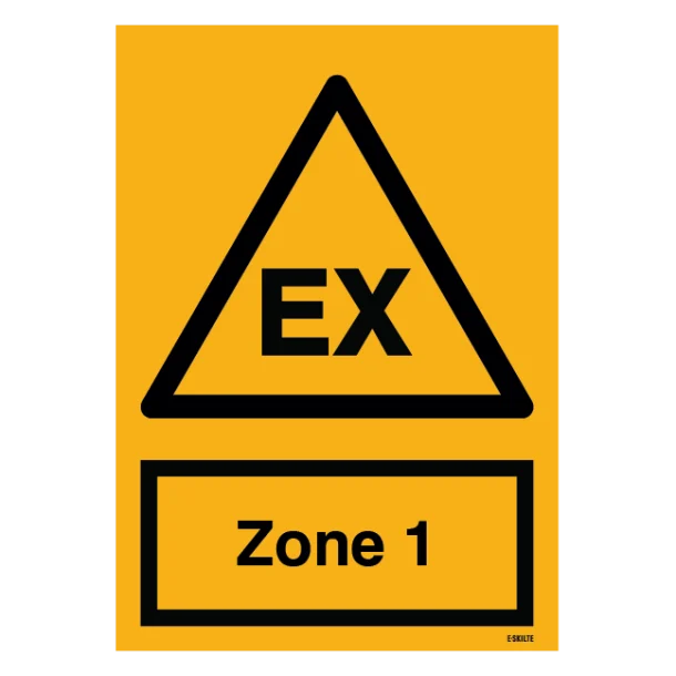 Advarselsskilt - EX Zone1