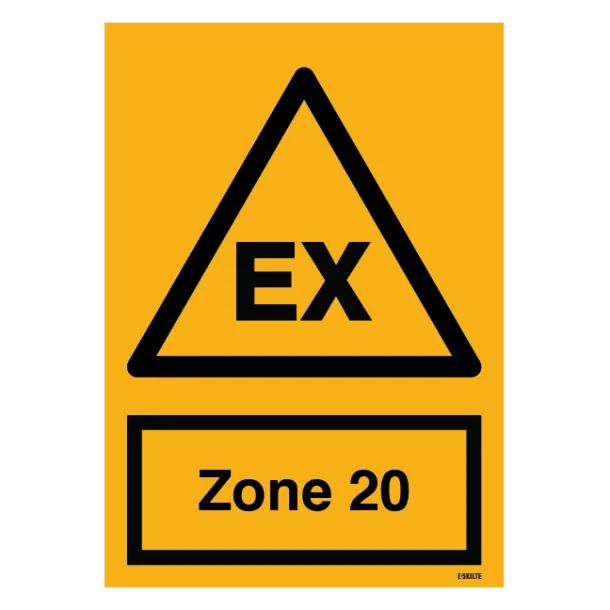 Advarselsskilt - EX Zone 20