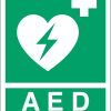 AED Hjertestarter skilt