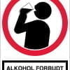 Alkohol forbudt Men tilladt på en fredag skilt