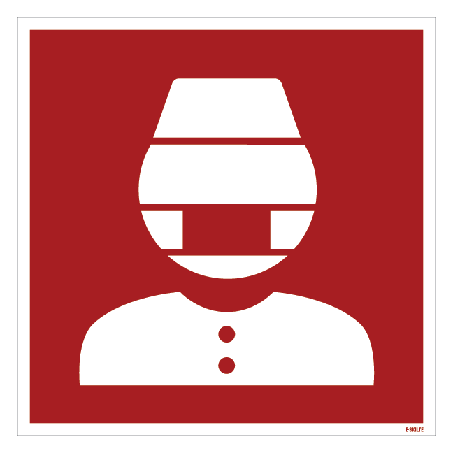 Redningspersonale Redningsskilt