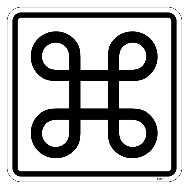 Seværdigheds Piktogram skilt