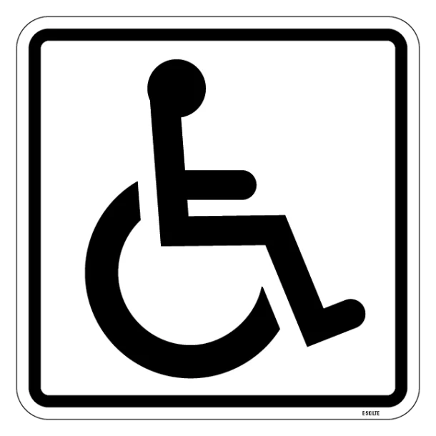 Handicap Piktogram skilt