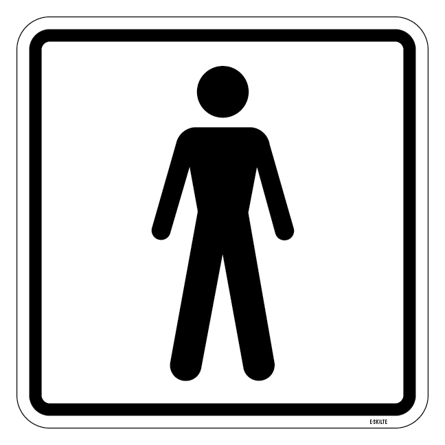 Mand Piktogram skilt