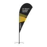 Beach flag - Dråbeformet form