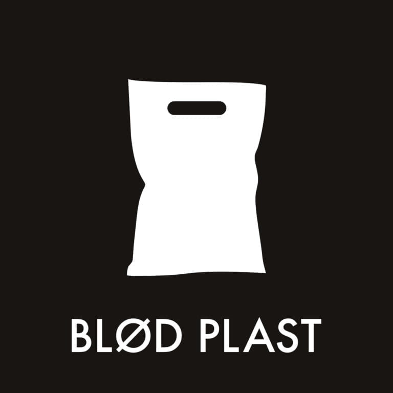 Dansk Affaldssortering - Blød plast sort