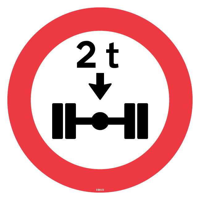 C35 - Akseltryk skilt