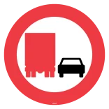C52 - Overhaling med lastbil forbudt skilt