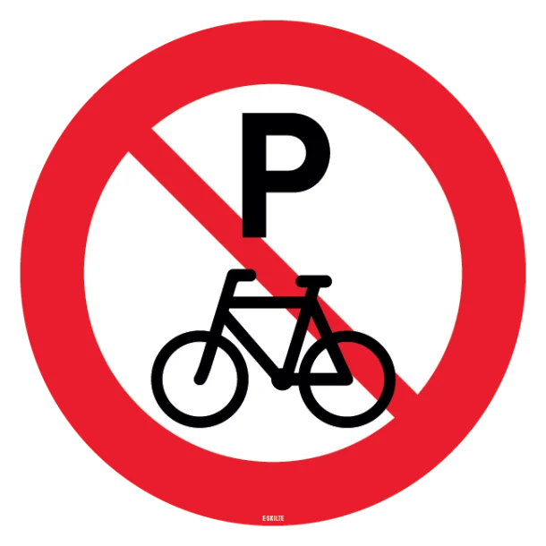 C63 - Parkering forbudt for cykel og lille knallert skilt