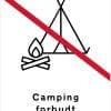 Camping forbudt