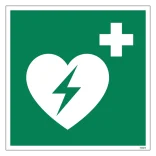E010 Hjertestarter skilt