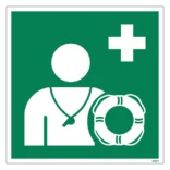 E075 Livredder skilt