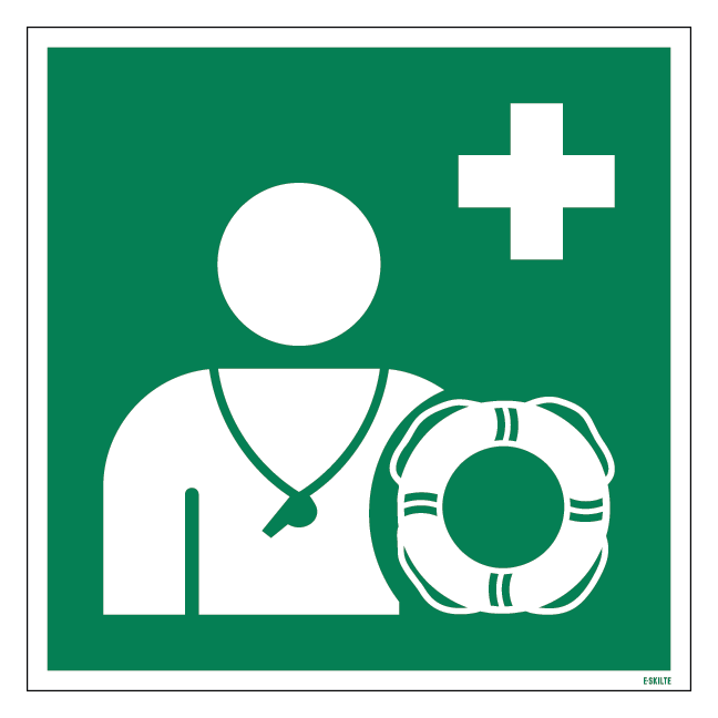 E075 Livredder skilt