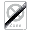 E69 - Ophør af zone med parkering forbudt skilt