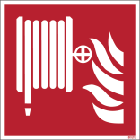 F002 Brandslange skilt