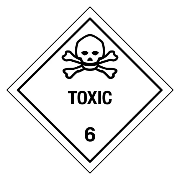 Toxic, klasse 6 fareseddel