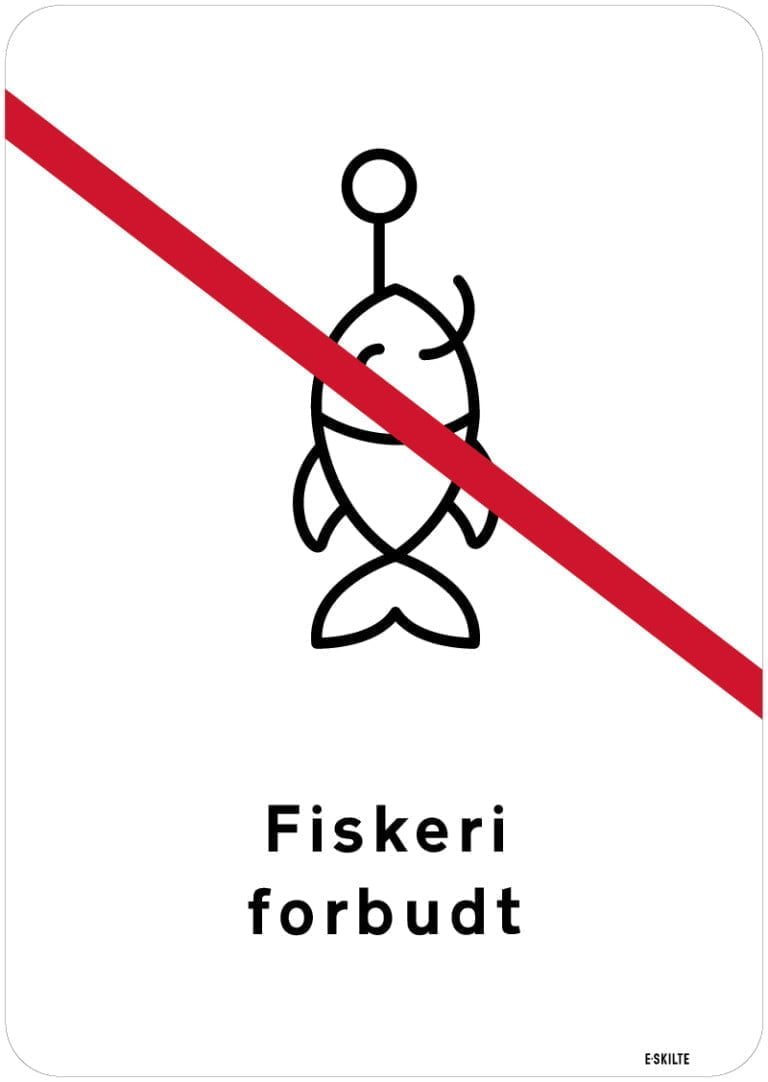 Fiskeri forbudt