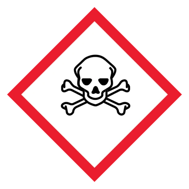 GHS06 Meget giftig (Acute toxicity) skilt