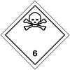 Giftige stoffer, klasse 6 fareseddel
