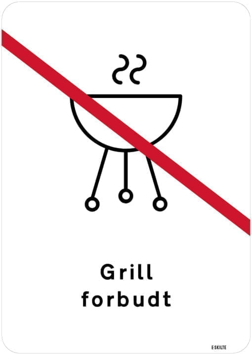 Grill forbudt