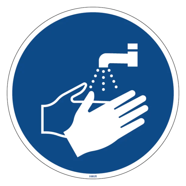M011 Vask dine hænder skilt