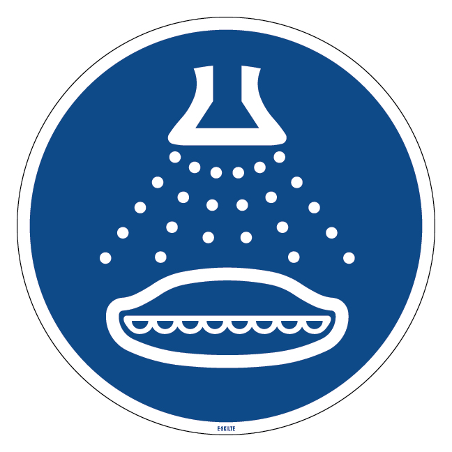 M043 Start vandsprøjte under startsekvens skilt