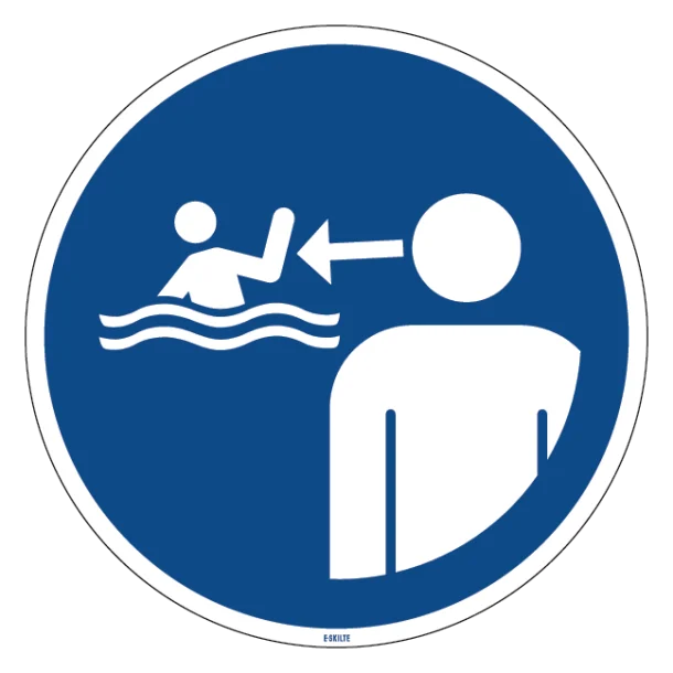 M054 Hold børn under opsyn i vandet skilt