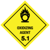 Oxidizing agent, klasse 5.1 fareseddel