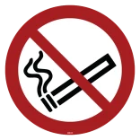 P002 Rygning forbudt skilt