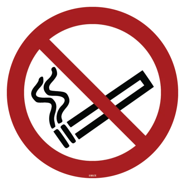 P002 Rygning forbudt skilt