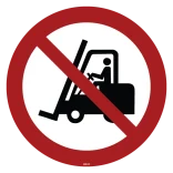 P006 Truck kørsel forbudt skilt