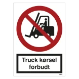 Truck kørsel forbudt