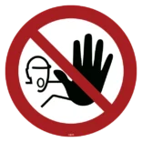 P080 Adgang forbudt skilt