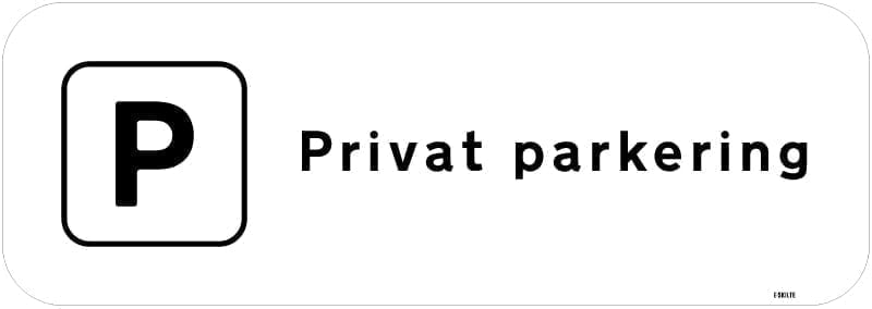 Privat parkering Privat parkering