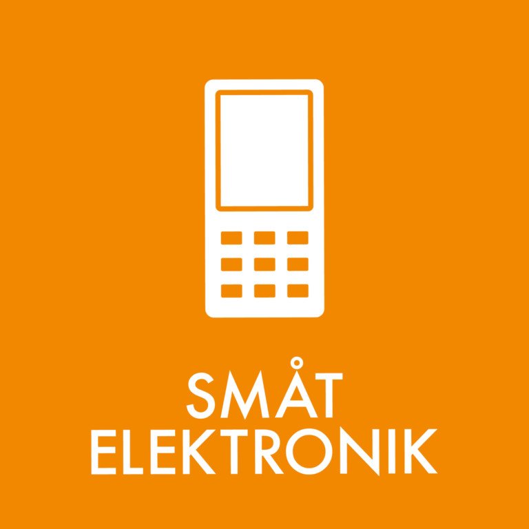 Dansk Affaldssortering - Småt elektronik