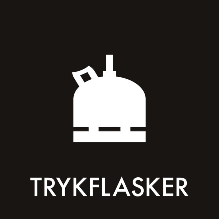 Dansk Affaldssortering - Trykflasker sort