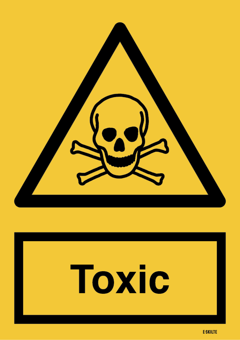 Toxic skilt