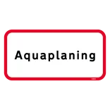 UA31-4 - Aquaplaning skilt