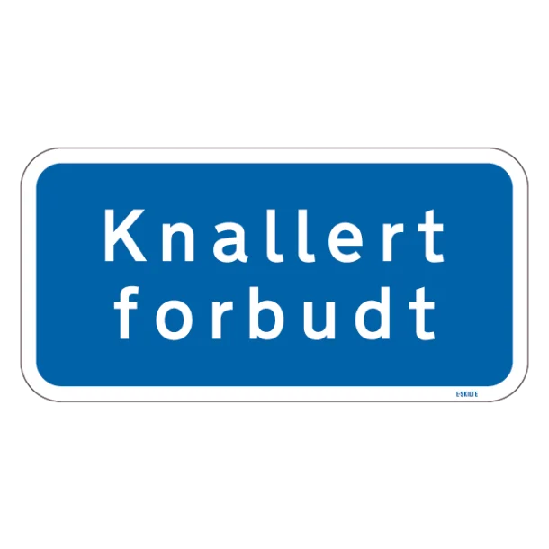 UD21,5 - Knallert forbudt skilt