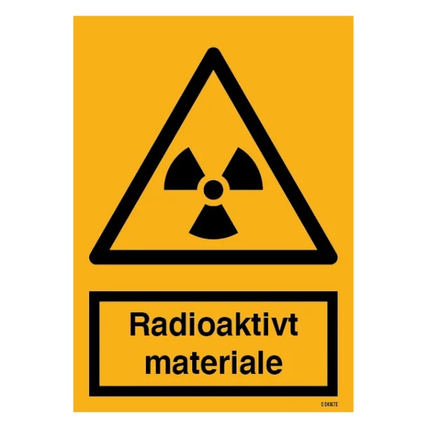 Radioaktivt materiale skilt