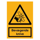 Roterene knive skilt