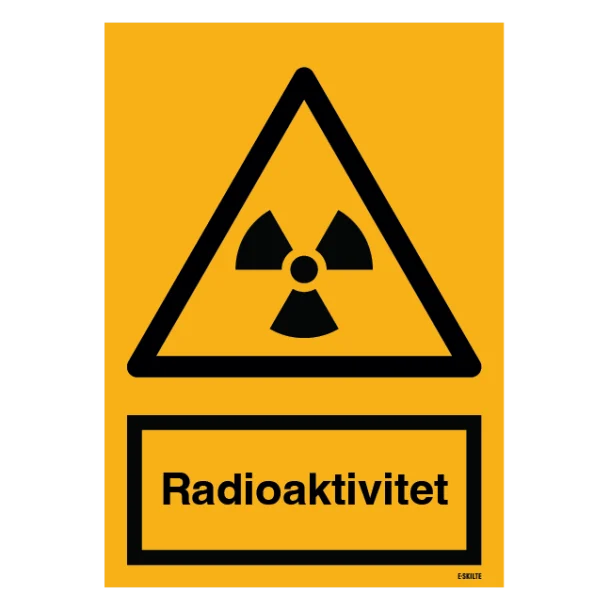 Advarselsskilt - Radioaktivitet