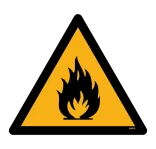 Advarselsskilt - Brandfare