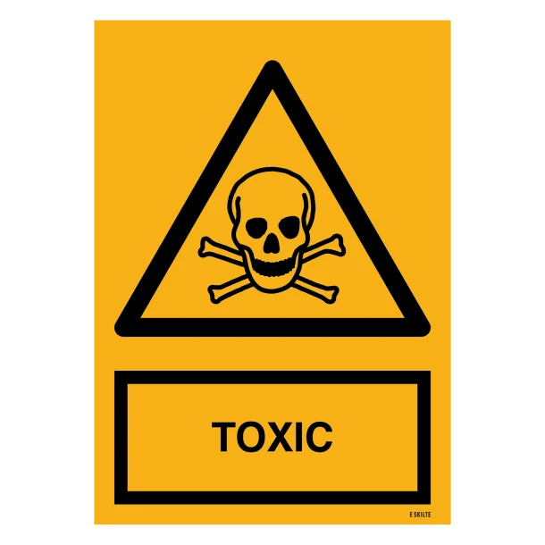 Advarsel toxic Advarselsskilt