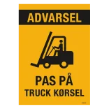 Advarsel! Pas på truck kørsel