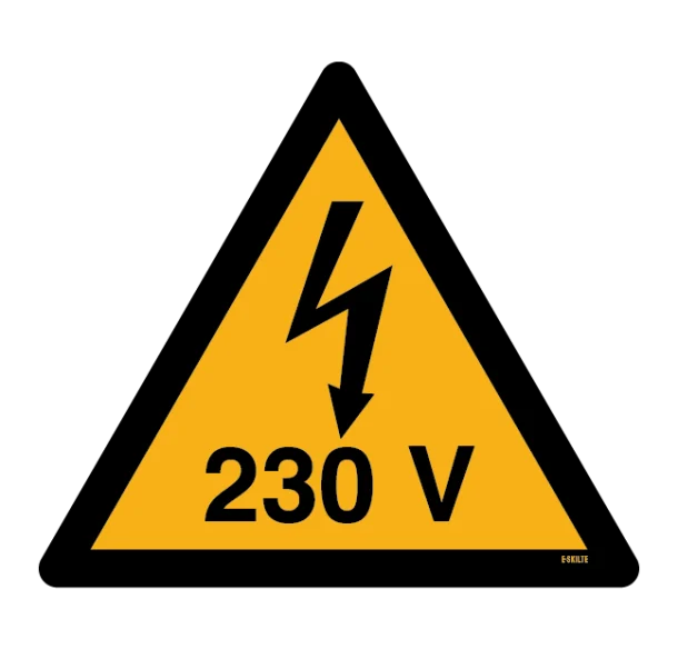 Advarselsskilt El 230 V
