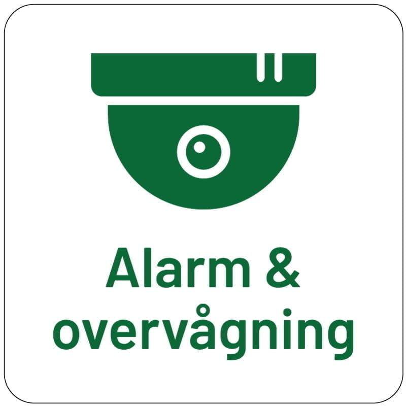 alarm-groen alarm overvågning