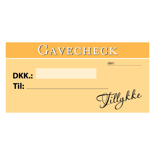 Stor Gavecheck